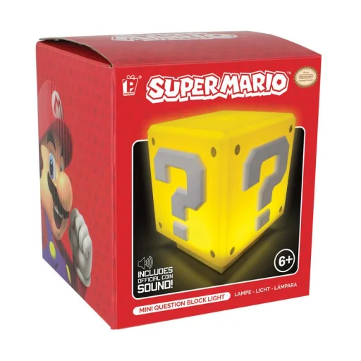 Paladone Super Mario Mini lampa v tvare bloku s otáznikom - 5
