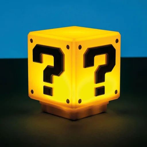 Paladone Super Mario Mini lampa v tvare bloku s otáznikom - 1