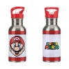 Paladone Super Mario fém kulacs szívószállal thumbnail