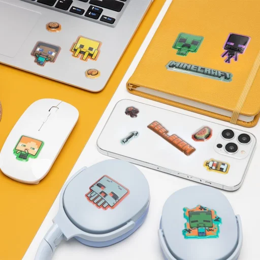 Paladone Minecraft Puffy Gadget Decals nálepka - 2