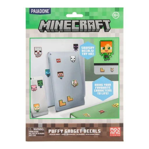 Paladone Minecraft Puffy Gadget Decals nálepka - 3