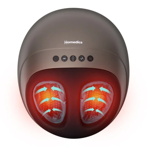 Homedics FMS-350HGY-EU Shiatsu vzduchový kompresný masážny prístroj na nohy - 6