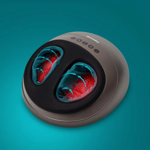 Homedics FMS-350HGY-EU Shiatsu vzduchový kompresný masážny prístroj na nohy - 9