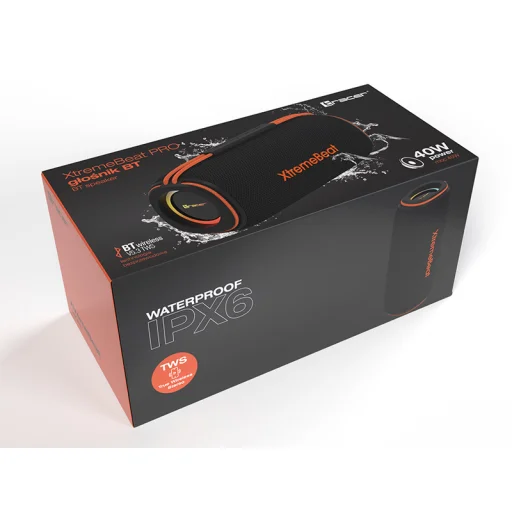 Tracer 47543 XtremeBeat Pro TWS BT RGB čierny bluetooth reproduktor - 10