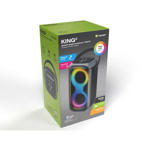 Tracer 47610 Poweraudio King 2 BT TWS bluetooth reproduktor - 10