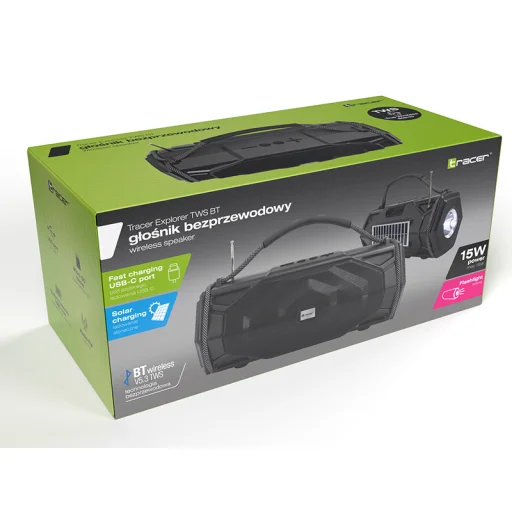 Tracer 47616 Explorer TWS BT prenosný Bluetooth reproduktor - 8