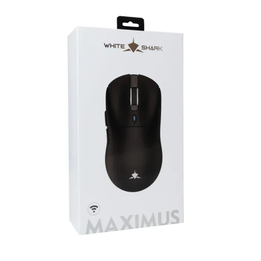 White Shark MAXIMUS GM-9010 čierna bezdrôtová herná myš - 6