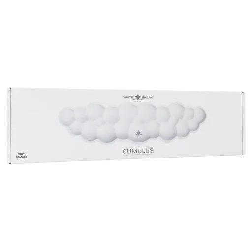 White Shark CUMULUS WHITE KP-012 Cloudy billentyűzet csuklótámasz fehér - 4