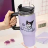 Paladone Hello Kitty Kuromi 900 ml-es hőszigetelt pohár szívószállal thumbnail