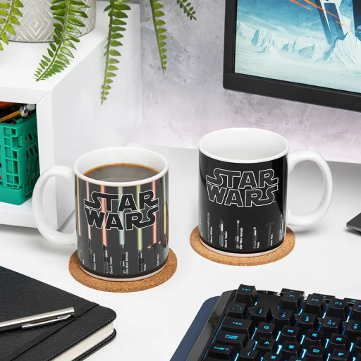 Paladone Star Wars fénykardos hőre változó bögre - 5