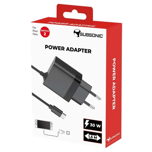 Subsonic sieťový adaptér pre konzolu Nintendo Switch 1/2 - 7