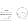Subsonic Vektra vezeték nélküli headset fekete thumbnail