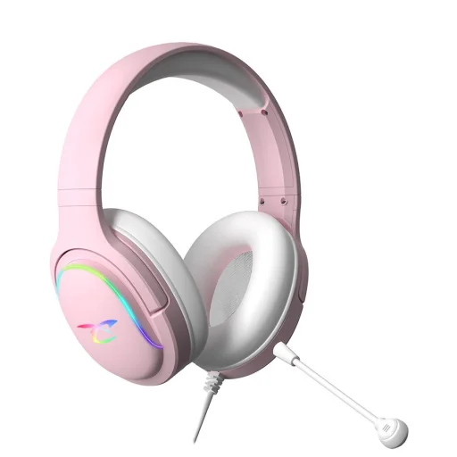 Subsonic Spectra LED herný headset Sweety Pink - 2