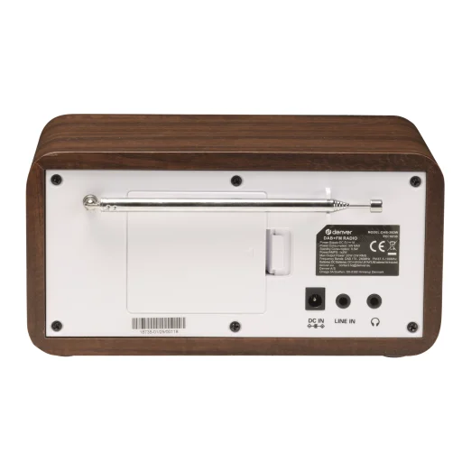 Denver DAB-30DW Dark Wood DAB+ a FM rádio - 5