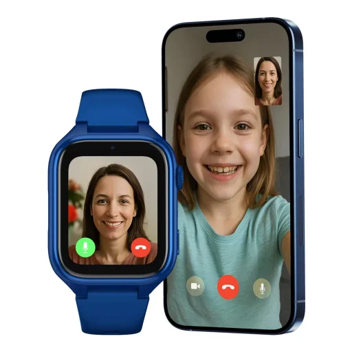 Stelio ST-SWJ101-NB Junior 4G navy blue detské smart hodinky - 5