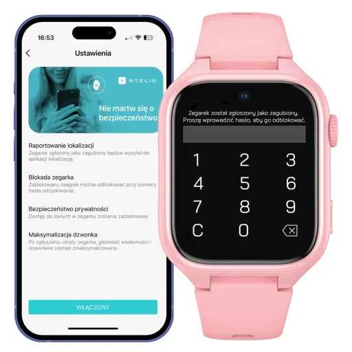Detské smart hodinky Stelio ST-SWJ102-PK Junior Pro AI 4G ružové - 9