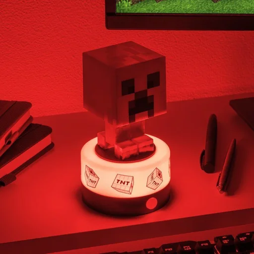 Paladone Minecraft Creeper ikonické nočné svetlo a lampa strážca izby - 8