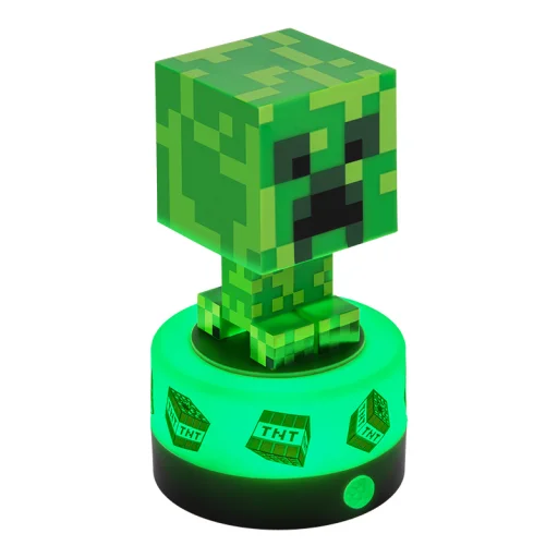Paladone Minecraft Creeper ikonikus éjjeli fény és szobaőr lámpa - 4