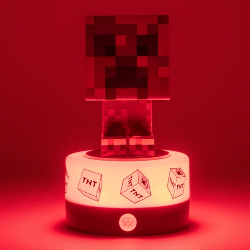 Paladone Minecraft Creeper ikonikus éjjeli fény és szobaőr lámpa - 6