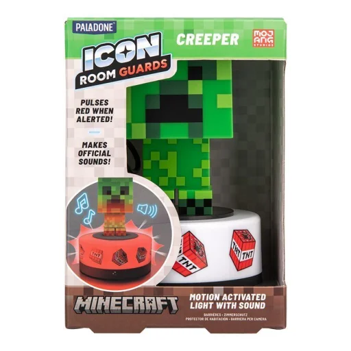 Paladone Minecraft Creeper ikonikus éjjeli fény és szobaőr lámpa - 10
