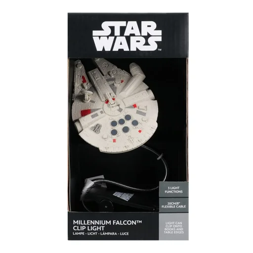 Paladone Star Wars Millennium Falcon pripínacia lampa na čítanie - 7
