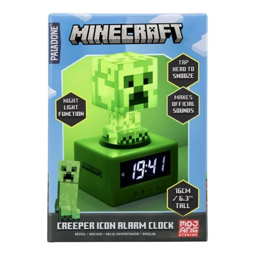 Paladone Minecraft Creeper Icon budík - 6