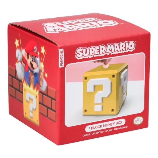 Paladone Super Mario Pokladnička Otáznikový blok - 8