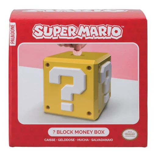 Paladone Super Mario Pokladnička Otáznikový blok - 9