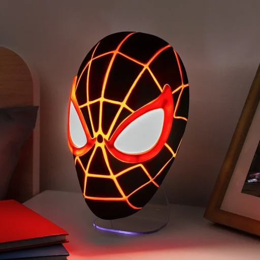 Paladone Spider-Man Miles Morales maska lampa - 5