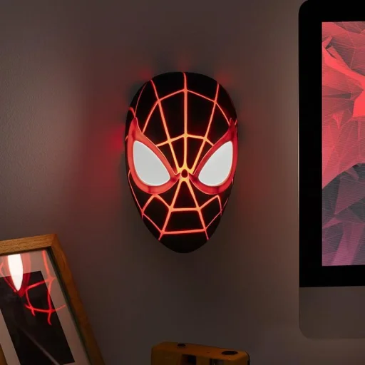 Paladone Spider-Man Miles Morales maska lampa - 6