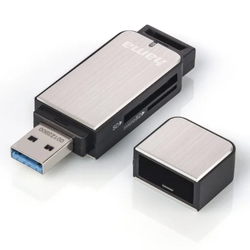 Hama 00123900 USB 3.0 alumínium kártyaolvasó - 6