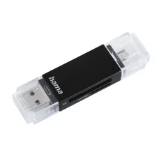 Hama 00181056 USB 2.0 OTG alumínium kártyaolvasó