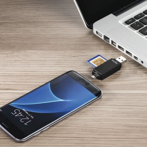 Hama 00181056 USB 2.0 OTG hliníková čítačka kariet - 4