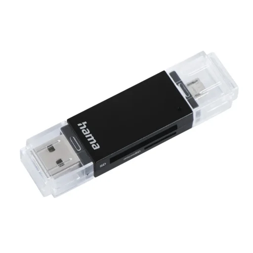 Hama 00181056 USB 2.0 OTG alumínium kártyaolvasó - 1