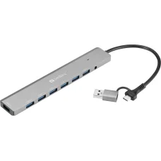 Sandberg 136-66 USB-C/A - 7 x USB 3.0 hub