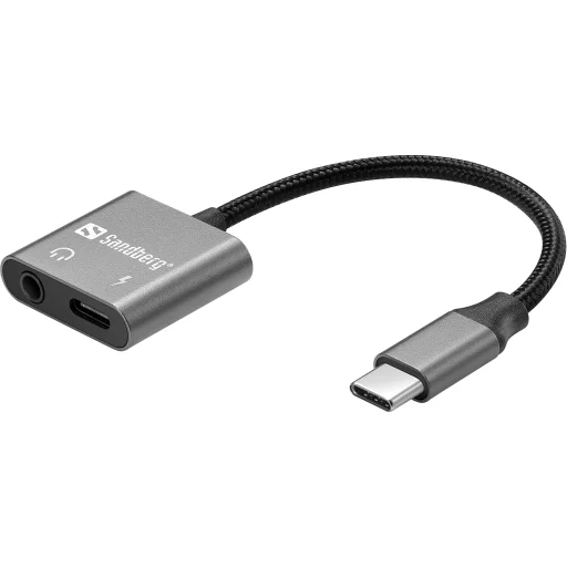 Sandberg 136-67 USB-C audio adaptér PD65W - 1