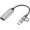 Sandberg 136-70 HDMI Capture Link to USB-C/A videó digitalizáló adapter thumbnail