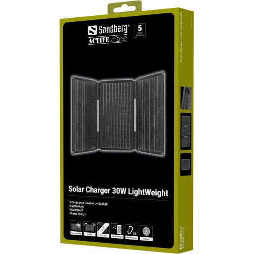 Sandberg 421-19 Solar Charger 30W LightWeight solárna nabíjačka - 6