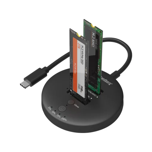 Sandberg 136-72 USB 3.2 NVMe M.2 SSD klonovacia dokovacia stanica - 2