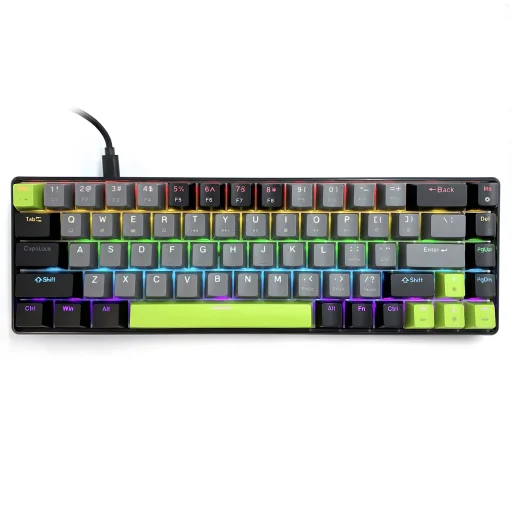 Media-Tech MT1260 Red Core MX60 mechanikus gamer billentyűzet - 1