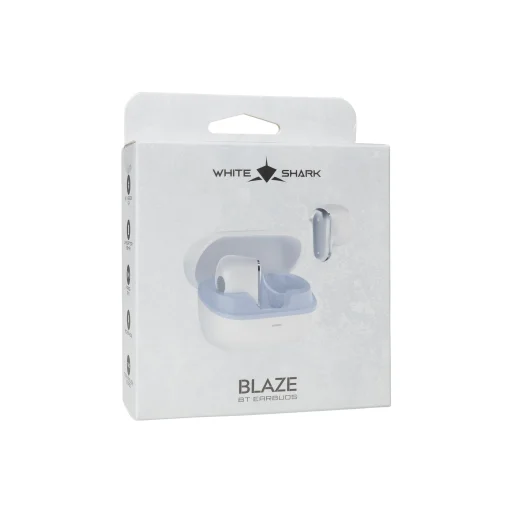 White Shark GEB-TWS-201 Blaze White vezeték nélküli gamer fülhallgató - 7