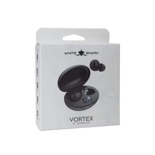 White Shark GEB-TWS-02 Vortex Black bezdrôtové slúchadlá - 7