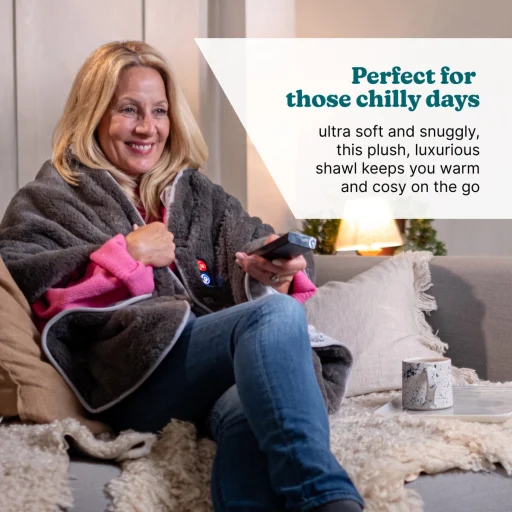Homedics HCM-SWL100 Cosy bezdrôtový vyhrievací šál na ramená - 3