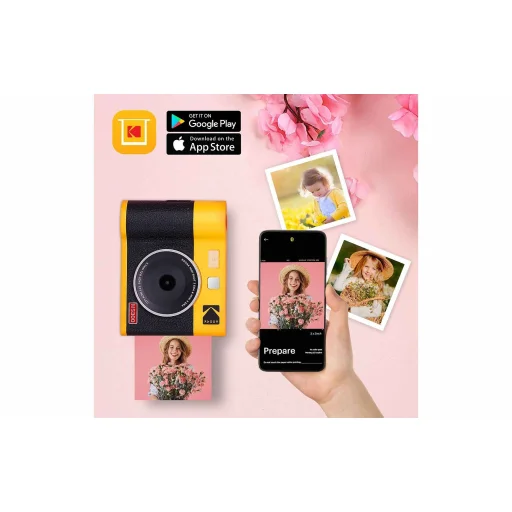 Kodak Mini Shot 3 Era instant fényképezőgép és Bluetooth nyomtató fekete - 9