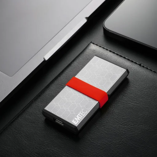 Emtec SSD 3D NAND/USB-C 3.2 Gen2 X205 256GB mini hordozható SSD - 4