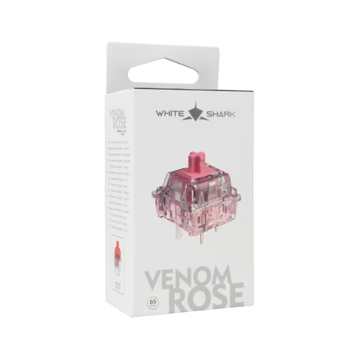 White Shark Venom Rose sada mechanických spínačov 65 ks - 5