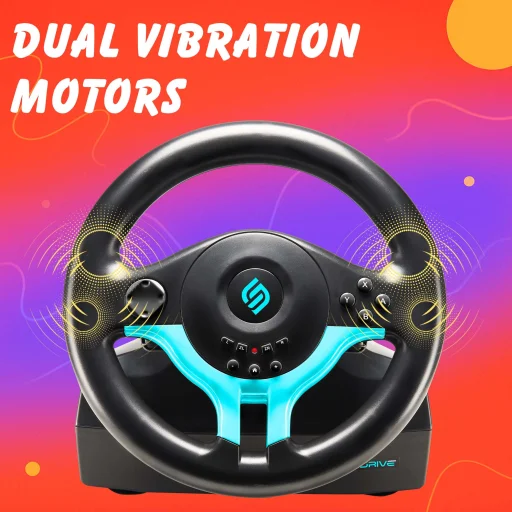 Subsonic Superdrive SV 250-S Driving Wheel Blue Edition kormány vezérlő - 8