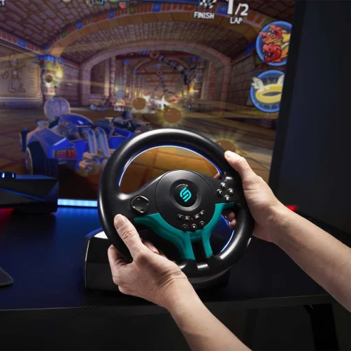 Subsonic Superdrive SV 250-S Driving Wheel Blue Edition kormány vezérlő - 9
