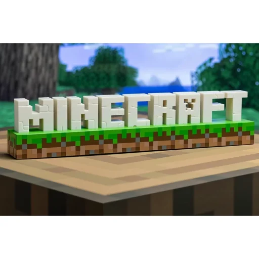 Paladone Minecraft logo lampa - 3