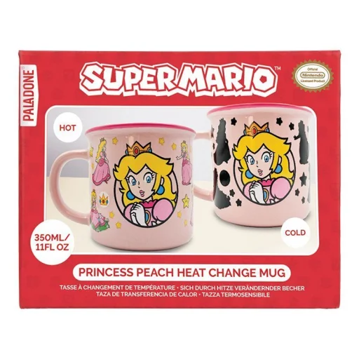 Paladone Super Mario Princezná Peach meniaci sa hrnček - 5